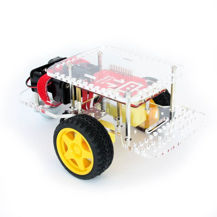 Dexter - GoPiGo3 Clear Acrylic Body & Hardware Parts [Discontinued] by Dexter Industries - The Pi Hut