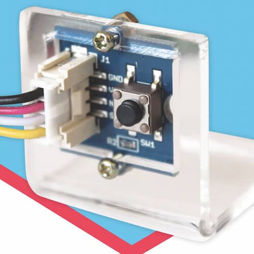 Dexter -  GrovePi & GoPiGo Acrylic Sensor Mount (4pk) [Discontinued] by Dexter Industries - The Pi Hut