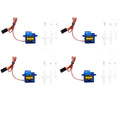 Dexter - Small Servo Motor Set for PivotPi (4pcs) [Discontinued] by Dexter Industries - The Pi Hut