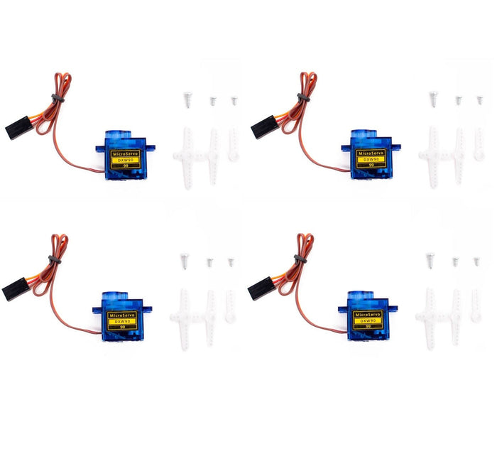 Dexter - Small Servo Motor Set for PivotPi (4pcs) [Discontinued] by Dexter Industries - The Pi Hut