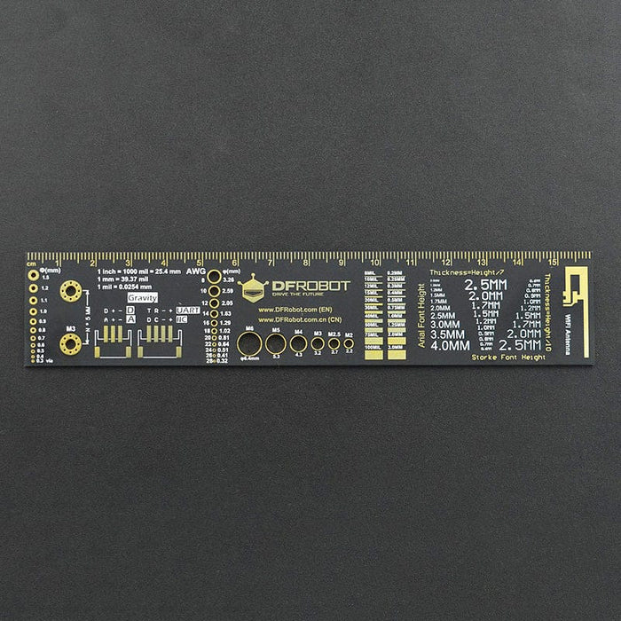 DFRobot PCB Engineering Ruler - Mini (6.3") by DFRobot - The Pi Hut