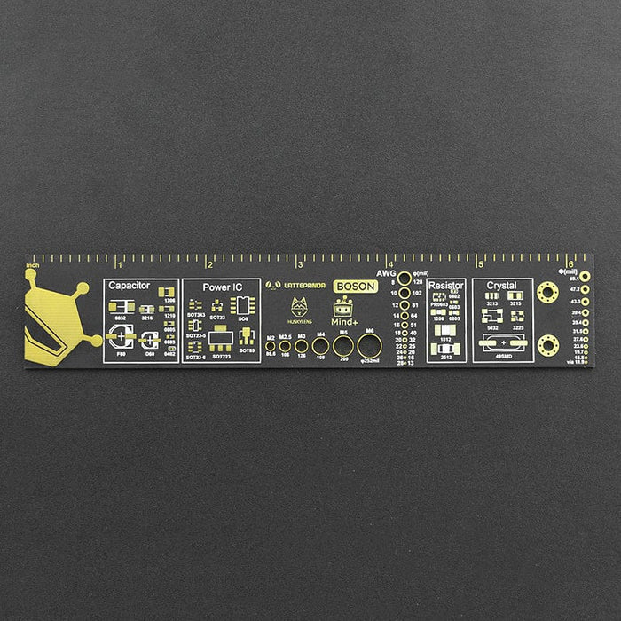 DFRobot PCB Engineering Ruler - Mini (6.3") by DFRobot - The Pi Hut