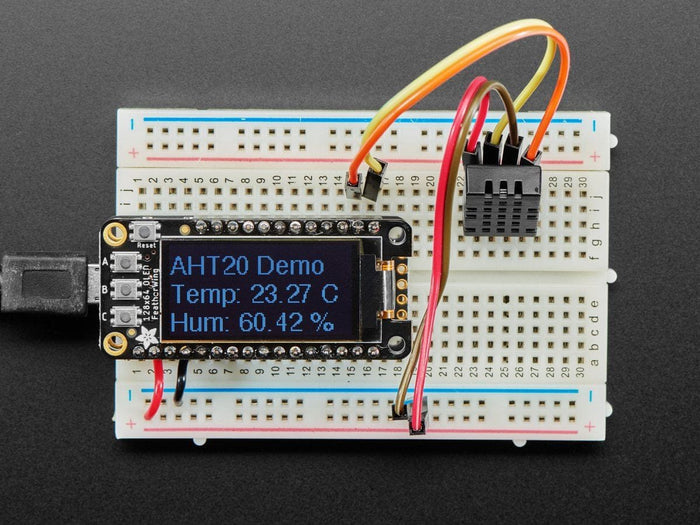 DHT20 - AHT20 Pin Module - I2C Temperature and Humidity Sensor by The Pi Hut - The Pi Hut