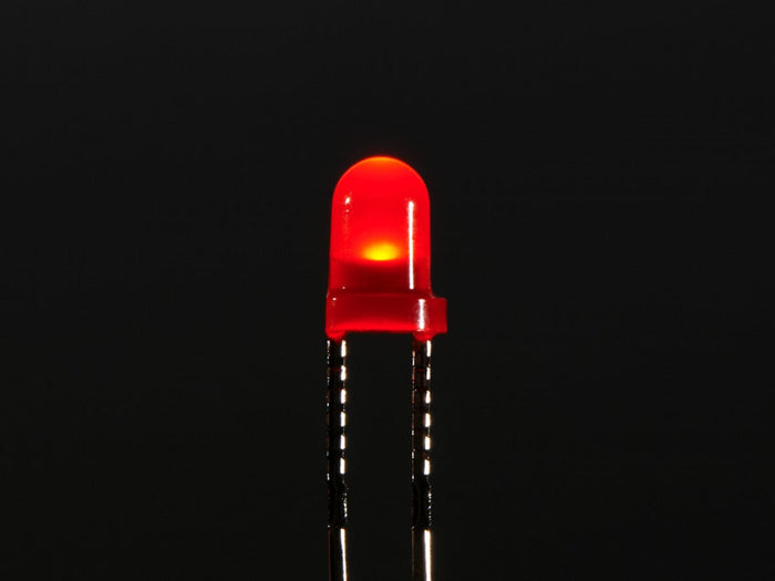 Diffused Red 3mm LED (25 pack) by The Pi Hut - The Pi Hut