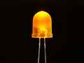 Diffused Yellow 10mm LED (25 pack) [Discontinued] by The Pi Hut - The Pi Hut
