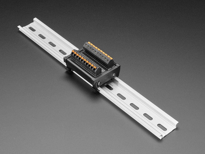DIN Rail 10x10 to Terminal Block Adapter [Discontinued] by The Pi Hut - The Pi Hut