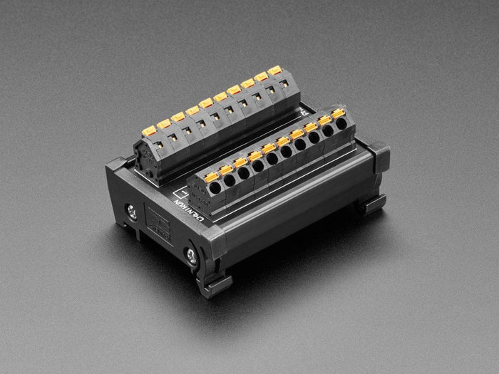 DIN Rail 10x10 to Terminal Block Adapter [Discontinued] by The Pi Hut - The Pi Hut