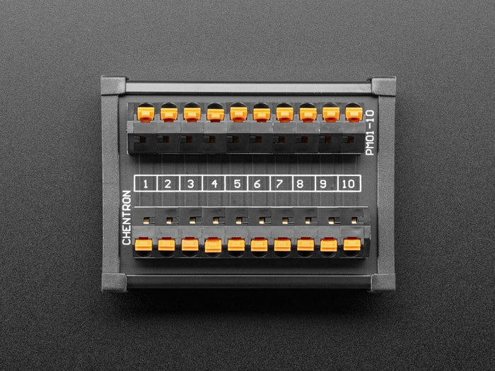 DIN Rail 10x10 to Terminal Block Adapter [Discontinued] by The Pi Hut - The Pi Hut