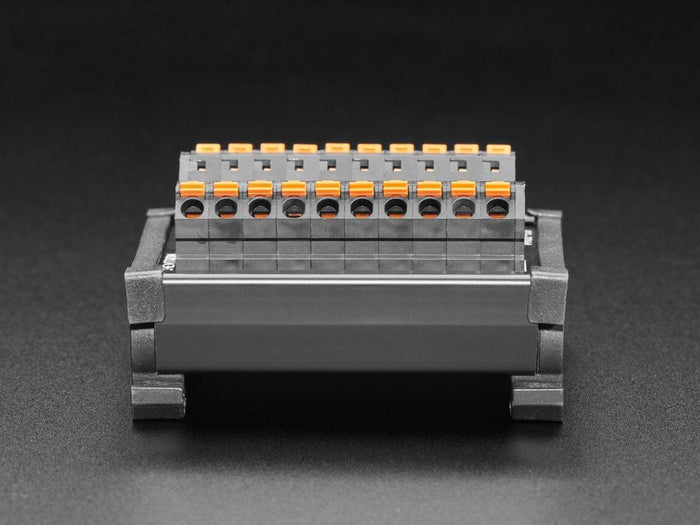DIN Rail 10x10 to Terminal Block Adapter [Discontinued] by The Pi Hut - The Pi Hut