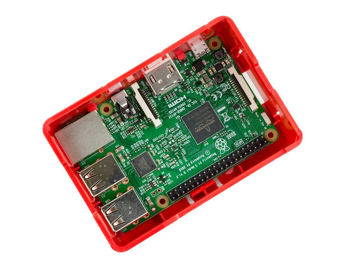 [Discontinued] HighPi Raspberry Pi B+/2/3/3B+ Case - Red by HighPi - The Pi Hut
