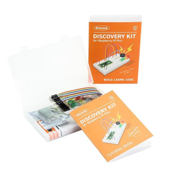 Discovery Kit for Raspberry Pi Pico (Pico Included) by Kitronik - The Pi Hut