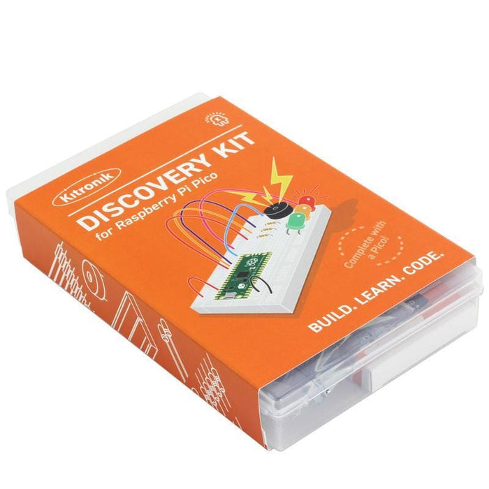 Discovery Kit for Raspberry Pi Pico (Pico Included) by Kitronik - The Pi Hut