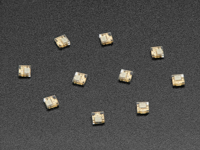 DotStar Micro LEDs (APA102–2020) - Smart SMD RGB LED - 10 pack by The Pi Hut - The Pi Hut