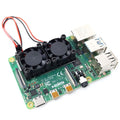 Dual Fan Heatsink for Raspberry Pi by The Pi Hut - The Pi Hut