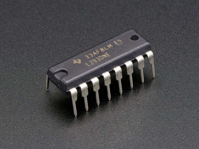 Dual H-Bridge Motor Driver for DC or Steppers - 600mA - L293D by The Pi Hut - The Pi Hut
