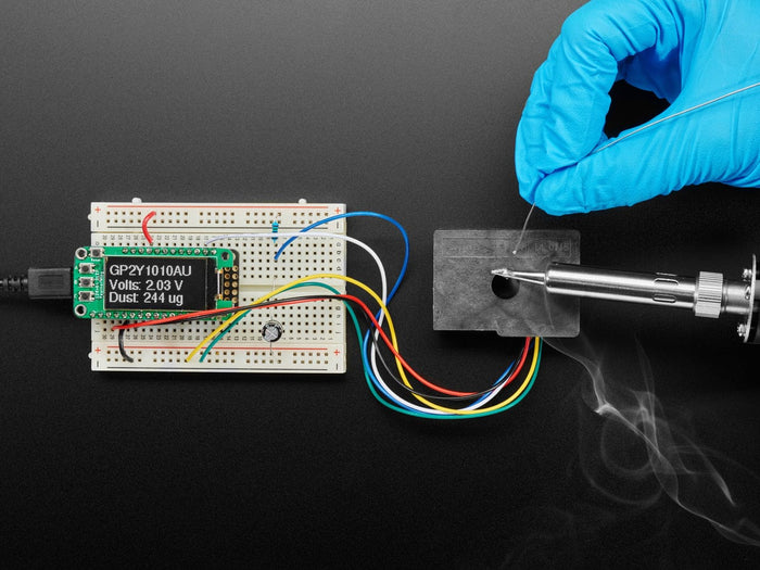 Dust Sensor Module Kit - GP2Y1014AU0F with Cable [Discontinued] by The Pi Hut - The Pi Hut