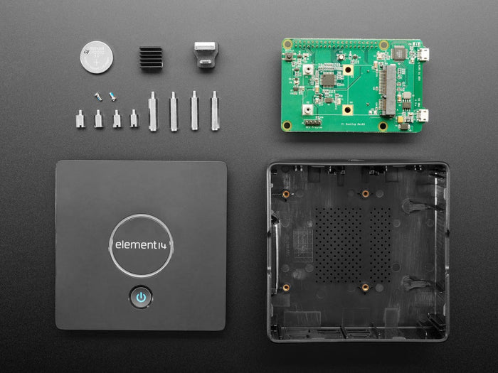 Element14 Desktop Enclosure Kit for Raspberry Pi Computers [discontinued] by The Pi Hut - The Pi Hut
