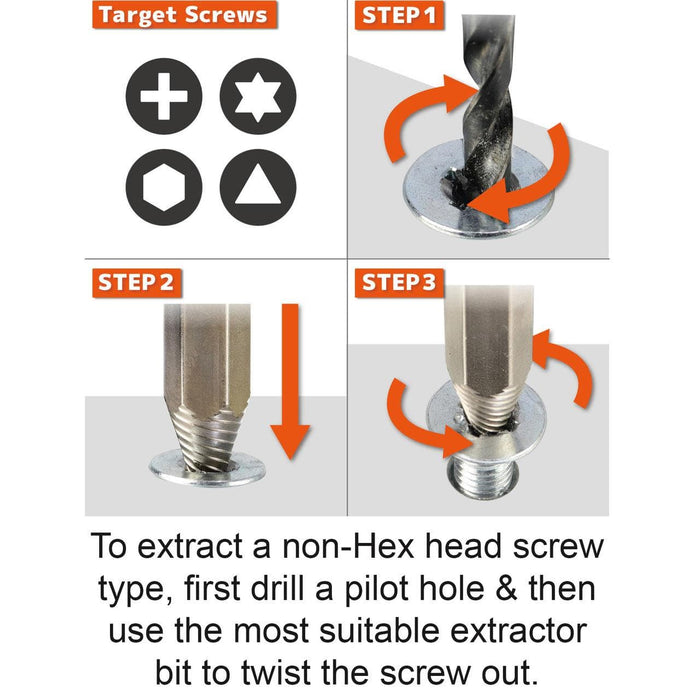 Engineer DBZ-20 Extractor Bit Set for Hex Socket Screws by Engineer - The Pi Hut