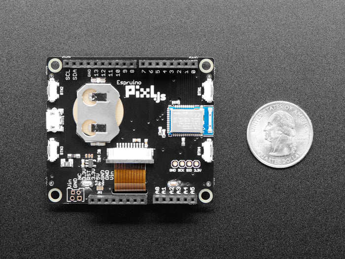 Espruino Pixl.js - Javascript Microcontroller with LCD [Discontinued] by Espruino - The Pi Hut
