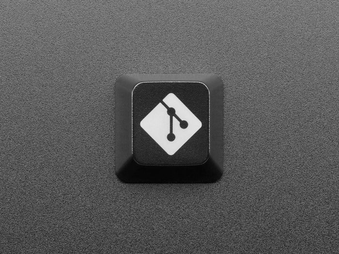 Etched Glow-Through Keycap with GIT Logo (MX Compatible Switches) by The Pi Hut - The Pi Hut