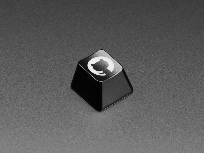 Etched Glow-Through Keycap with GitHub Octocat Logo (MX Compatible Switches) by The Pi Hut - The Pi Hut