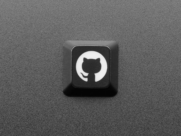 Etched Glow-Through Keycap with GitHub Octocat Logo (MX Compatible Switches) by The Pi Hut - The Pi Hut