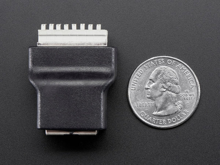 Ethernet RJ45 Female Socket Push-Terminal Block by The Pi Hut - The Pi Hut