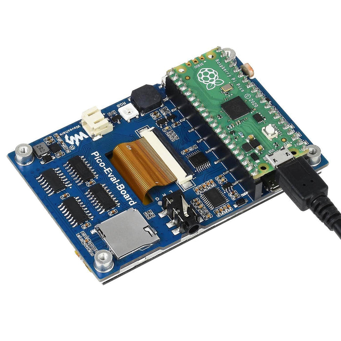 Evaluation Board for Raspberry Pi Pico by Waveshare - The Pi Hut