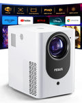 FEDUS Lustre Home Projector – Full HD 1080P LED Projector for Movies, Gaming & Outdoor Entertainment, HDMI, USB, VGA Support, Built-in Speaker, Compact & Portable FEDUS