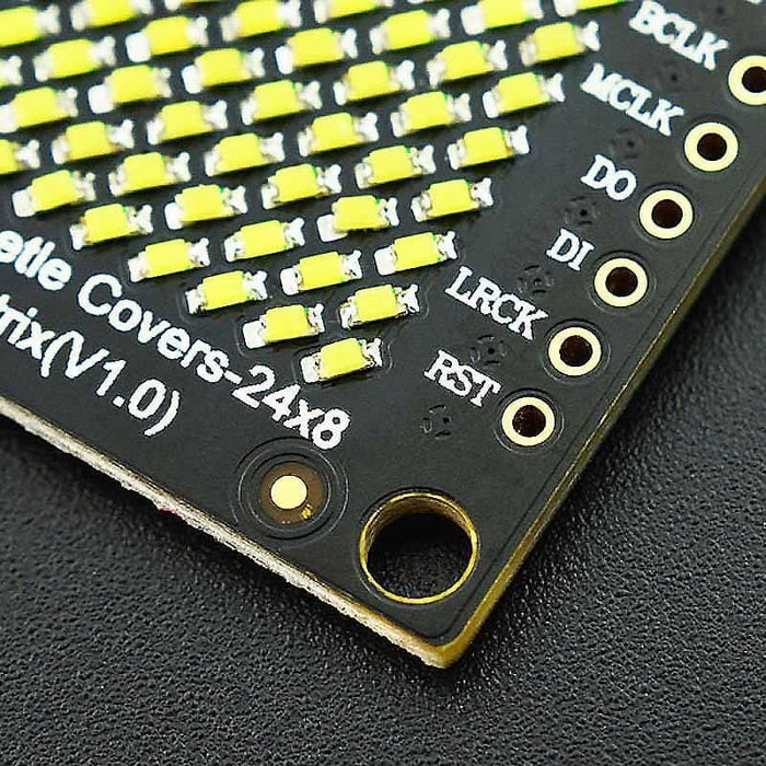 FireBeetle Covers - 24×8 LED Matrix (White) by DFRobot - The Pi Hut