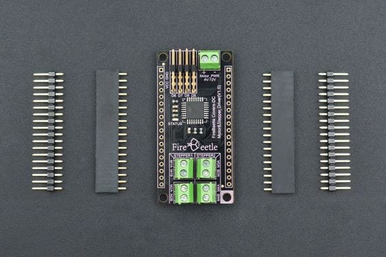 FireBeetle Covers - DC Motor & Stepper Driver [Discontinued] by DFRobot - The Pi Hut