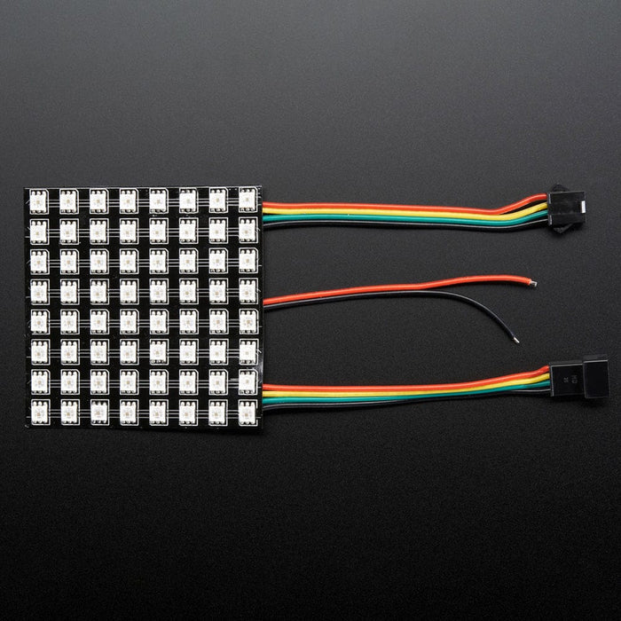 Flexible Adafruit DotStar Matrix 8x8 - 64 RGB LED Pixels by Adafruit - The Pi Hut