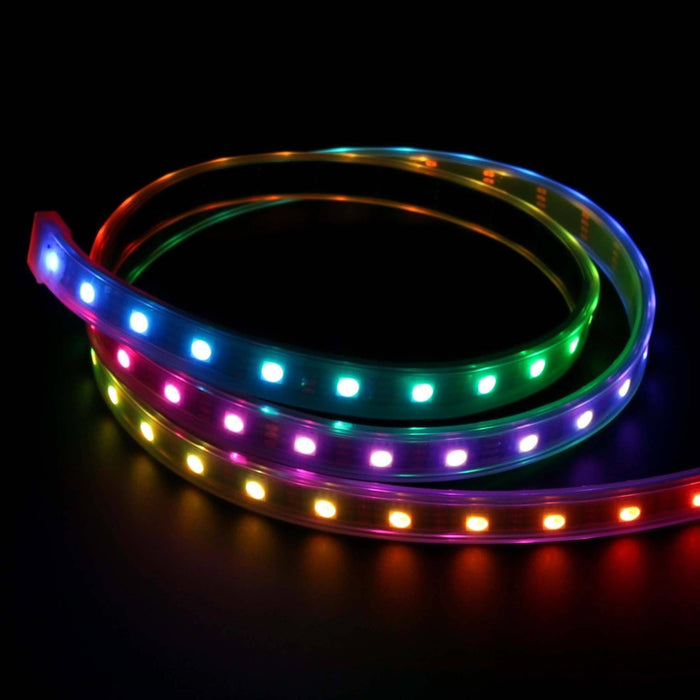Flexible RGB LED Strip (DotStar/APA102/SK9822 Compatible) - 60 LED/Metre by Illuminate - The Pi Hut