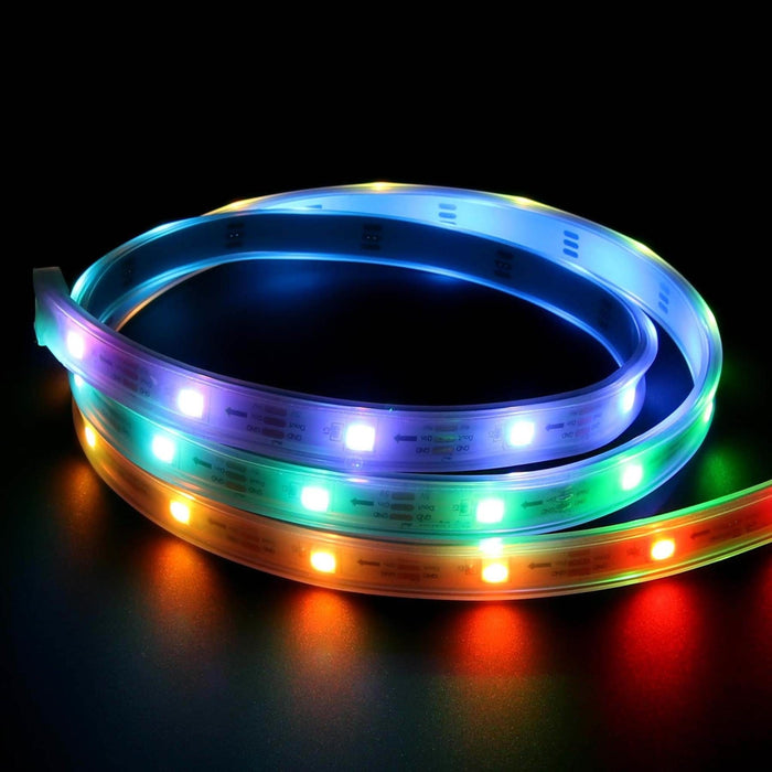 Flexible RGB LED Strip (NeoPixel/WS2812/SK6812 compatible) - 30 LED/Metre by Illuminate - The Pi Hut