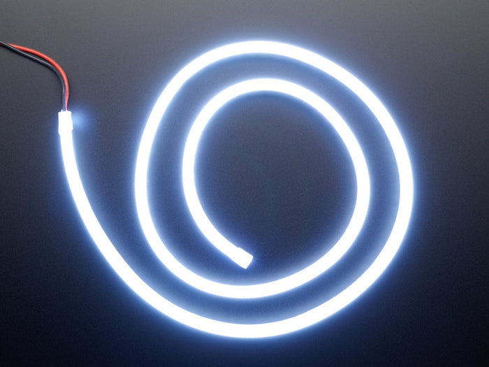 Flexible Silicone Neon-Like LED Strip - 1 Meter (Cold White) by The Pi Hut - The Pi Hut