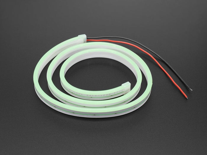 Flexible Silicone Neon-Like LED Strip - 1 Meter (Green) by The Pi Hut - The Pi Hut
