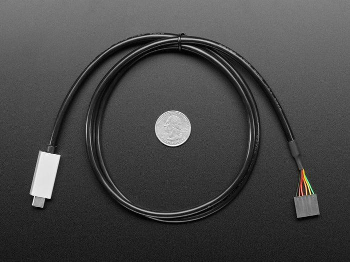 FTDI Serial TTL-232 USB Type C Cable (5V Power / 3.3V Logic) by The Pi Hut - The Pi Hut