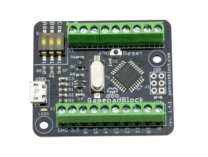 GamepadBlock - Joystick & Controller Interface [discontinued] by PetRockBlog - The Pi Hut