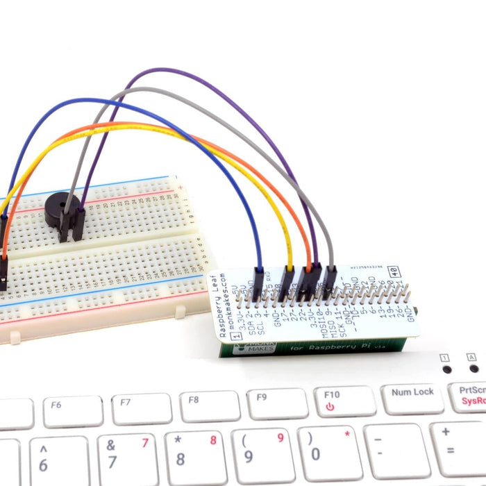 GPIO Adapter for Raspberry Pi 500/400 by Monk Makes - The Pi Hut