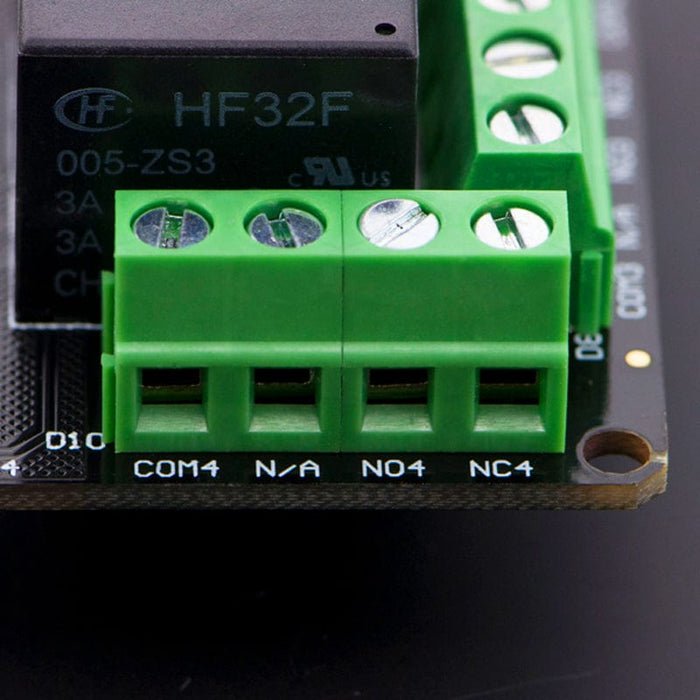 Gravity: 4 Channel Relay Shield for Arduino by DFRobot - The Pi Hut