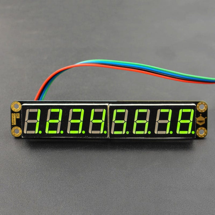 Gravity: 8-Digital LED Segment Display Module by DFRobot - The Pi Hut