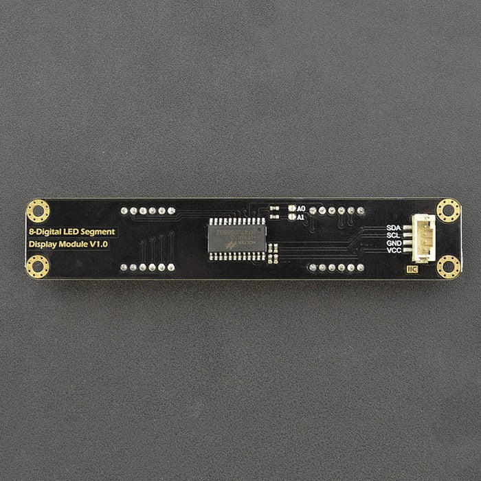 Gravity: 8-Digital LED Segment Display Module by DFRobot - The Pi Hut