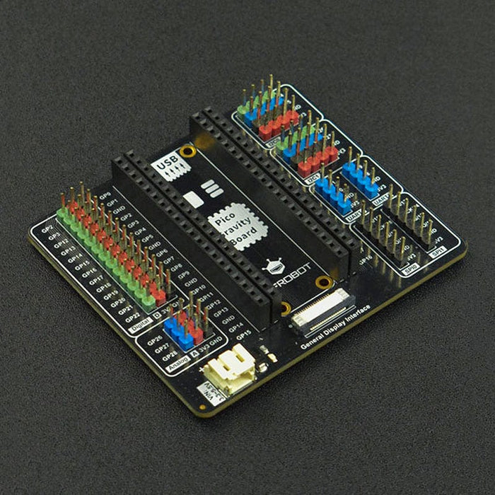 Gravity: Expansion Board for Raspberry Pi Pico by DFRobot - The Pi Hut
