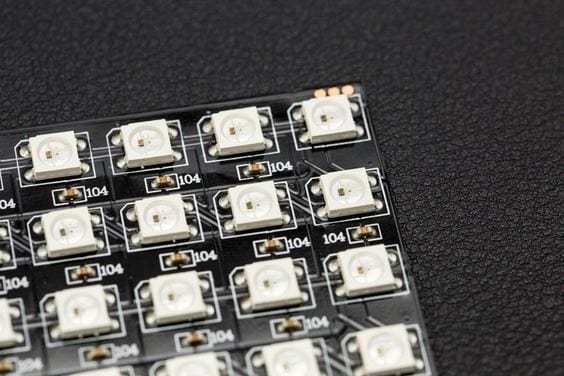 Gravity: Flexible 8x32 RGB LED Matrix [Discontinued] by DFRobot - The Pi Hut