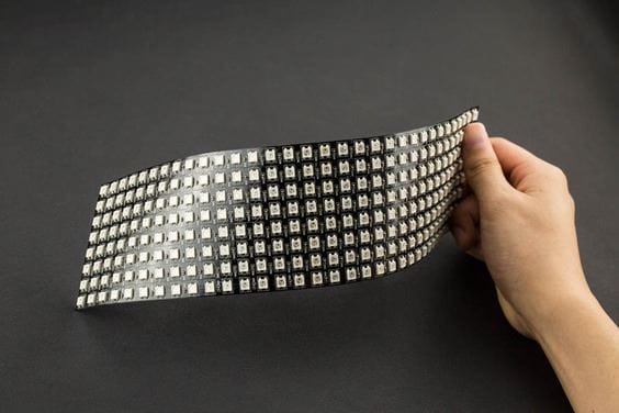 Gravity: Flexible 8x32 RGB LED Matrix [Discontinued] by DFRobot - The Pi Hut
