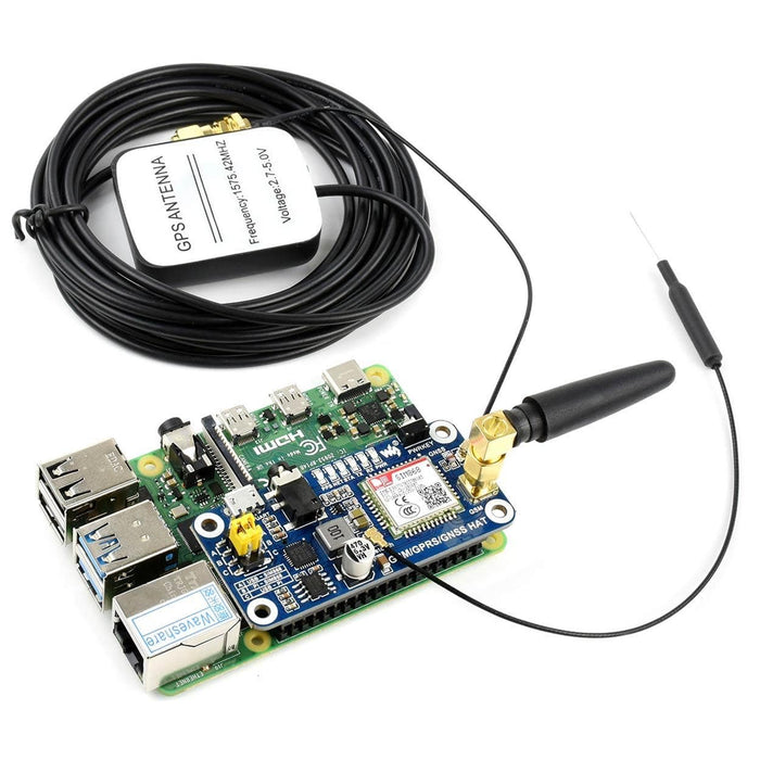 GSM, GPRS, GNSS, Bluetooth and RTC HAT for Raspberry Pi by Waveshare - The Pi Hut
