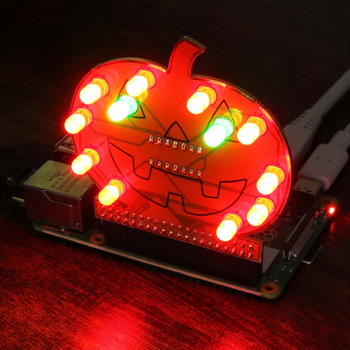 Halloween PumpkinPi for Raspberry Pi (Programmable) [Discontinued] by ModMyPi - The Pi Hut