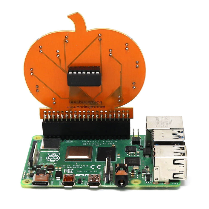 Halloween PumpkinPi for Raspberry Pi (Programmable) [Discontinued] by ModMyPi - The Pi Hut