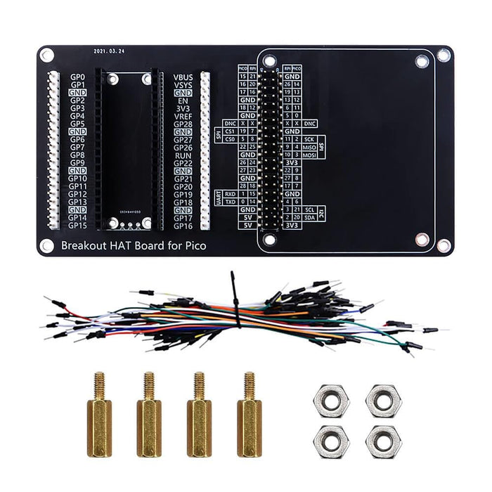 HAT Breakout Board For Raspberry Pi Pico by 52Pi - The Pi Hut