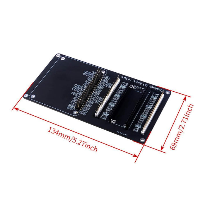 HAT Breakout Board For Raspberry Pi Pico by 52Pi - The Pi Hut
